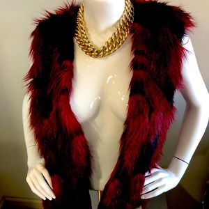 Melissa Paige Faux fur vest